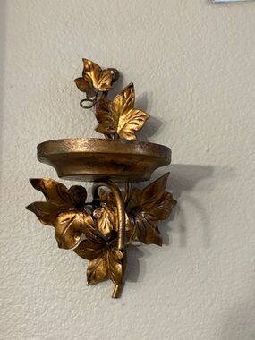 Gold Leaf Wall Sconce - Decorative Home Wall Decor